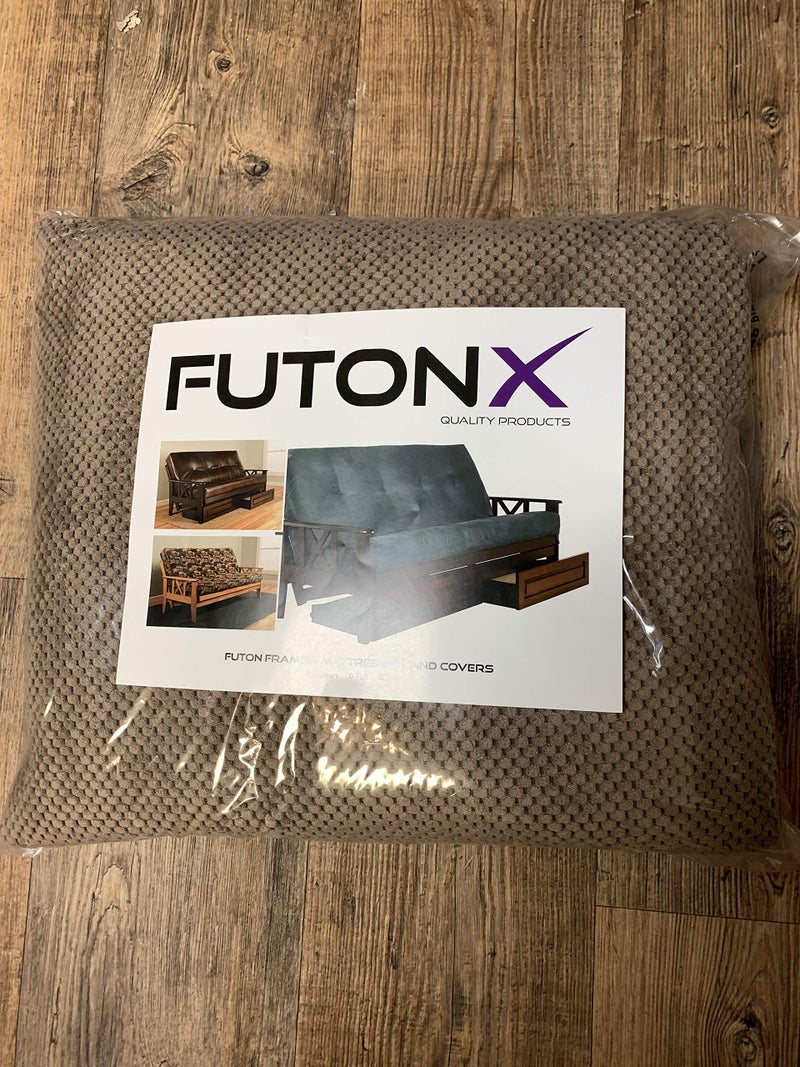FutonX Full Size - Futon Cover Only - Pacific Super Plush Fabric Premium Collection Fits 6-8 inch Futons Mattress (Peru Brown) - Image 5